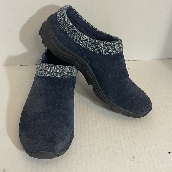 Vionic Arbor Navy Leather Clog Women's 8 - Picture 4 of 7